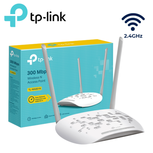 1-1-1.png Access Point Inalambrico TP-Link, 300 Mbps, 2.4GHz, 802.11 b/g/n, 2 Antenas 5dBi |TL-WA801N