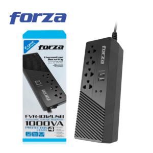 1-12-2.png Forza Estabilizador 1000 VA, 500 W, 4 Tomas, USB | FVR-1012USB