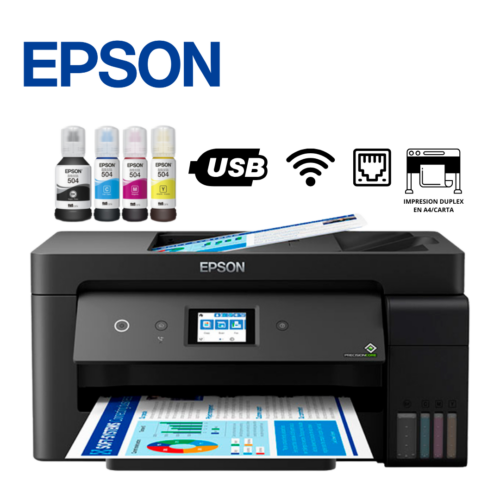 Impresora Multifuncional L14150 de tinta continua Epson EcoTank, USB, Wi-Fi, A3+ Impresión | L14150