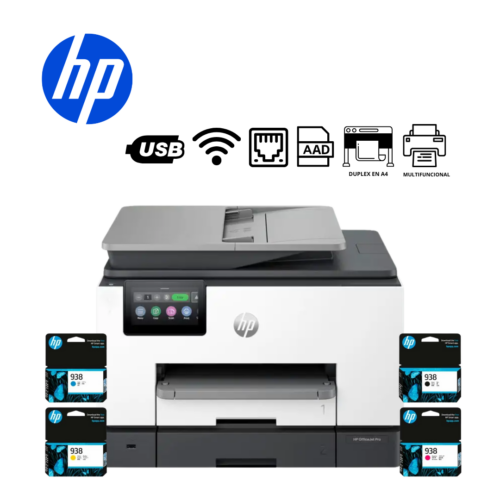 1-125.png Impresora Multifuncional HP OfficeJet Pro 9130 Wi-Fi/LAN/USB, Hasta 25 ppm, bandejas de entrada de 250 páginas | MBCHP9130