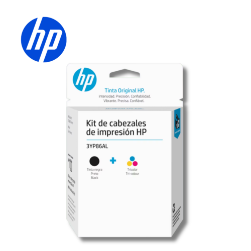 Kit de Cabezales HP 3YP86AL, Negro/Tricolor (DeskJet GT5800, Ink Tank 110/300/400 Series) | 3YP86AL