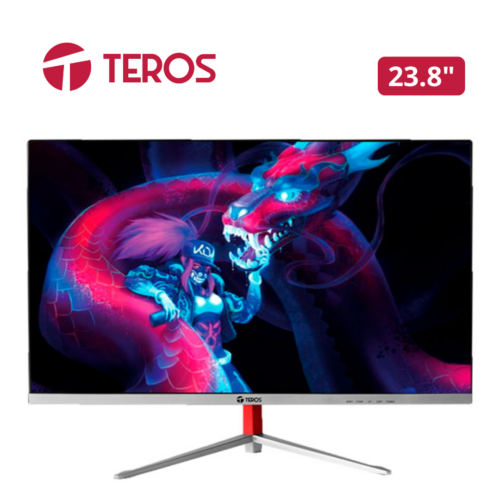 Monitor semicurvo Teros (TE-2401S), 23,8″ VA, 100 Hz, 1920×1080 Full HD, VGA/HDMI | TE-2401S