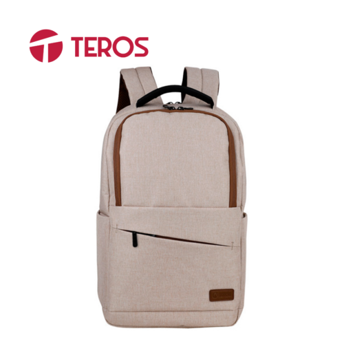 Mochila Teros City (TE-ACS9012BG), Beige, para notebooks de hasta 15,6″ | TE-ACS9012BG