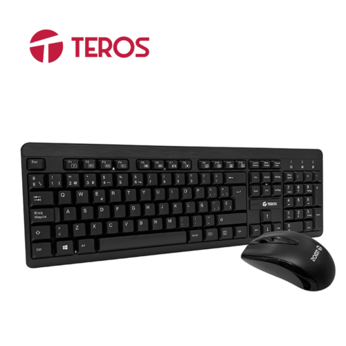 Kit inalámbrico multimedia teclado + mouse (TE4061N) 2.4 GHz receptor nano USB negro | TE4061N