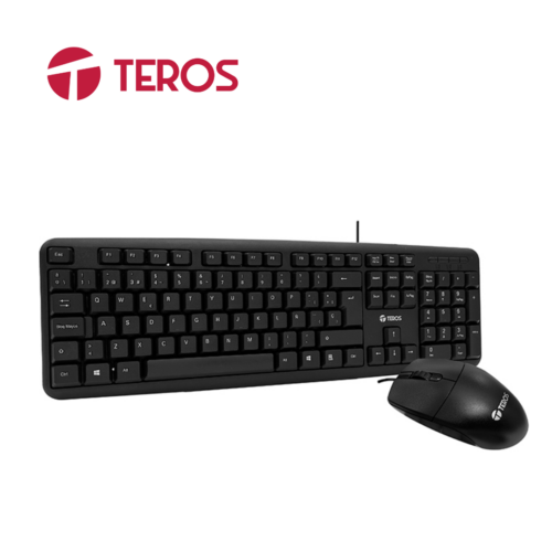 Teros kit teclado y mouse (TE-4062N) USB español óptico negro | TE-4062N