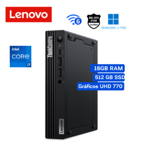 1-22-2.png Lenovo PC ThinkCentre M70q, Core i7-12700T, 16 GB, 512 GB SSD, Windows 11 Pro | 11T4003YLS