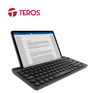 Teclado Inalámbrico TEROS TE-4064N, 2.4 GHz, Bluetooth 3.0/5.2, Negro | TE-4064N