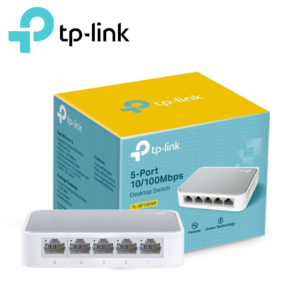 TP-Link switch (TL-SF1005D) 5 puertos RJ-45 10/100 Mbps auto MDI/MDIX | TL-SF1005D