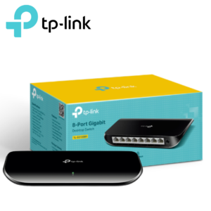 1-247.png TP-Link switch (TL-SG1008D) 8 puertos gigabit plástico | TL-SG1008D