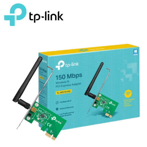 TP-Link tarjeta de red PCI (TL-WN781ND) Wi-Fi 1 antena 150 Mbps | TL-WN781ND