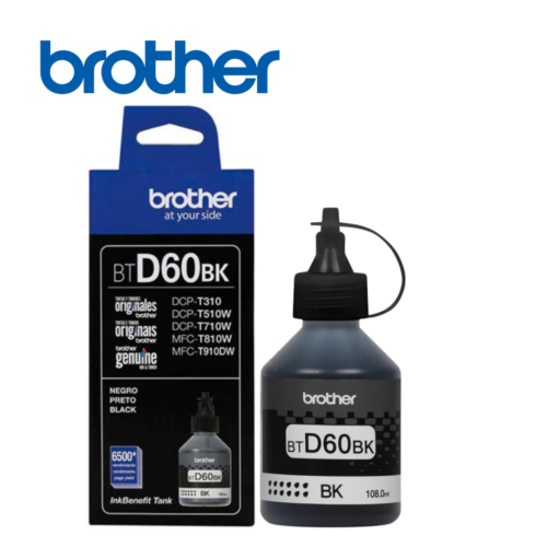 1-262.png Tinta Brother D60BK, Negra (DCP-T310/DCP-T710W/MFC-T910DW) | D60BK