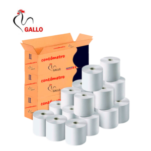 1-266.png Rollo de Papel Contómetro Térmico Gallo, 80mm x 83m, 48 Gramos | 080X83X1