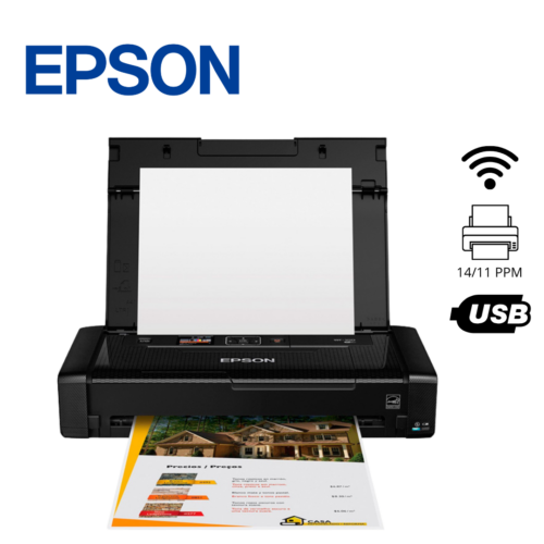 Impresora portátil de tinta Epson WorkForce WF-100, Wi-Fi, USB | C11CE05302