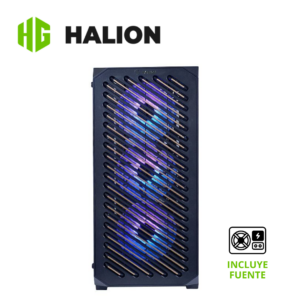 Case Gamer Halion Aries 03, 600W Real, 4xRGB | Aries 03