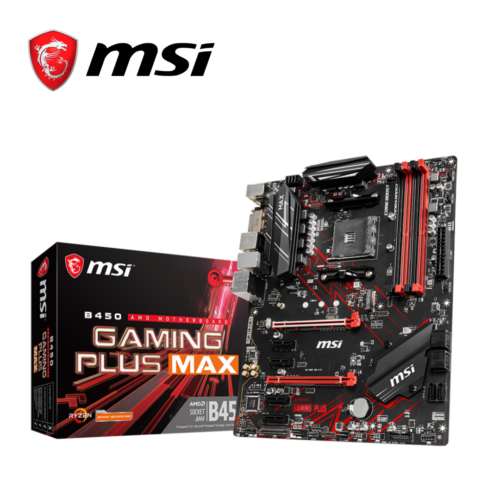 MSI Placa Madre B450 Gaming Plus Max, DDR4, SATA 6.0, USB 3.2, Socket AM4 | 11-7B86-033