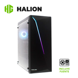 Case Gamer Halion Flash-CF, 500W, 1 Ventilador Posterior | Flash-CF
