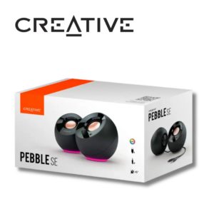 Parlante Creative Pebble SE, RGB, 2.0, 4.4W-8.8W, USB-Power, Black | 51MF1725AA000