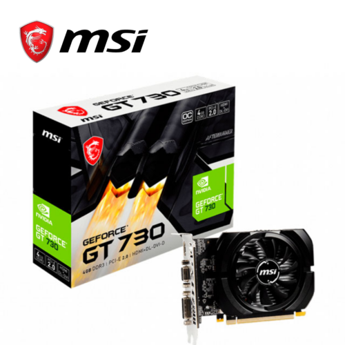 1-38-1.png MSI Tarjeta de Video GeForce GT 730, 2 GB DDR3, 64 bit, HDMI, VGA, DL-DVI-D, PCI-E 2.0 | N730K-4GD3/OCV1