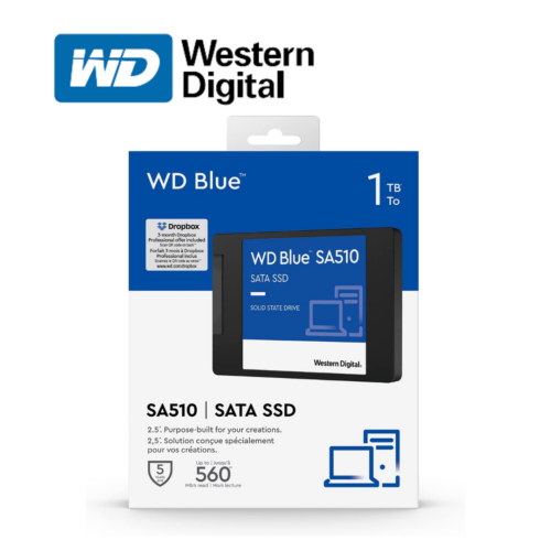1-4-3.png SSD Western Digital Blue SA510, 1TB, SATA 6Gb/s, 2.5", 7mm | SA510