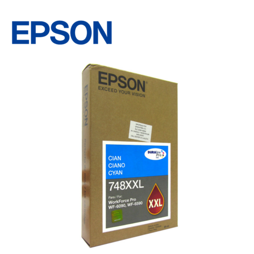 1-40.png Tinta Epson extra alta capacidad, cian | 748XXL220
