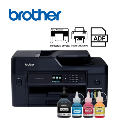 1-6.png Impresora multifuncional A3 Brother con sistema continuo dúplex / ADF | MFC-T4500DW