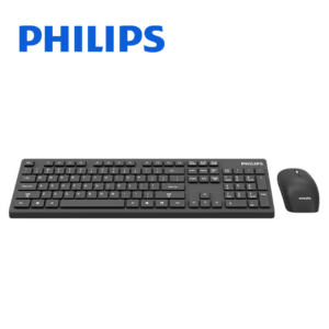1-60.png Philips Kit Teclado y Mouse Inalámbrico C602, Negro | C602