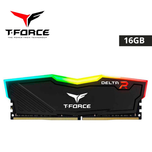 TG Memoria T-Force Delta RGB, 16 GB, DDR4, 3200 MHz, CL16, 1.35 V | TF3D416G3200HC16F01