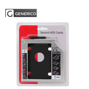 1-96-1.png Adaptador caddy 9,5 mm para disco duro HDD/SSD SATA – Second HDD para laptop