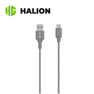 Cable USB Teros Tipo A a Tipo C, 3A y 60W Máx, Gris | TE-70211W