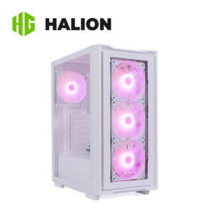 2-110.png Case Gamer Halion Titan 103 Blanco 600W, 4x RGB, Vidrio Templado | Titan 103