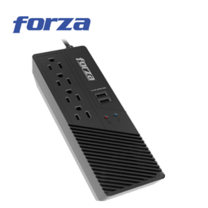 2-12-2.png Forza Estabilizador 1000 VA, 500 W, 4 Tomas, USB | FVR-1012USB