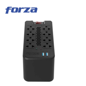 2-13-1.png Forza Estabilizador 1200 VA, 600 W, 2 USB, 8 Tomas, 220 V | FVR-1222USB