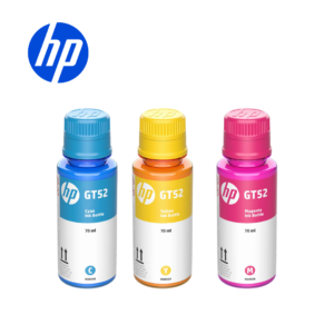 Pack de 3 Botellas de Tinta HP Tricolor Original | GT52