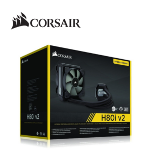 Sistema de Enfriamiento Líquido Corsair H80i v2, 120mm, 154x123x43mm, 1 Ventilador, Radiador de Aluminio | CW-9060024-WW