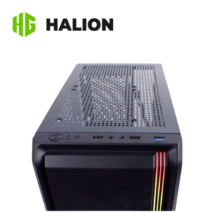 Case Gamer Halion Cross R14, 450W, 2 Ventiladores | Cross R14