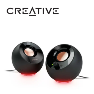 Parlante Creative Pebble SE, RGB, 2.0, 4.4W-8.8W, USB-Power, Black | 51MF1725AA000