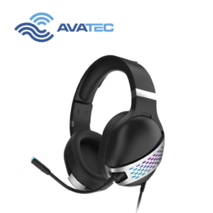 Auricular Avatec Gaming, Negro con Gris, LED RGB | CHS-3064BS