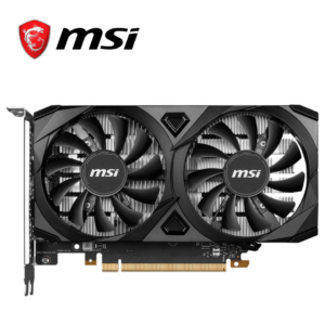 MSI Tarjeta de Video GeForce RTX 3050, 6 GB GDDR6, VENTUS 2X OC, PCI-Express 4.0 | RTX 3050 VENTUS 2X 6G OC