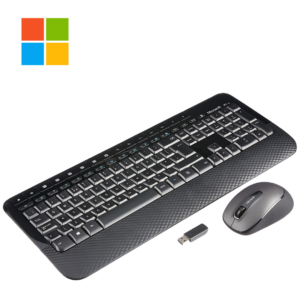 2-41-1.png Kit Teclado y Mouse Inalámbrico Wireless Desktop 2000, USB, Negro