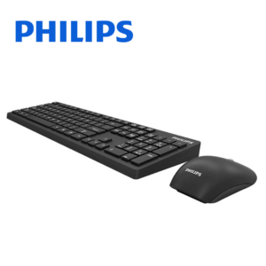 2-59-1.png Philips Kit Teclado y Mouse Inalámbrico C602, Negro | C602