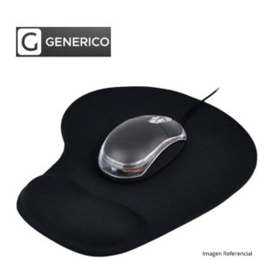 Mouse Pad con Gel, Negro | TPP0009