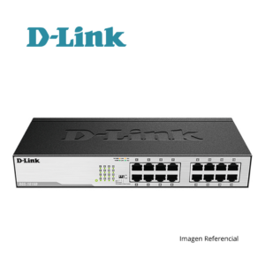 D-Link Switch DGS-1016D, 16 Puertos RJ-45, 10/100/1000 Mbps, Auto MDI/MDIX | DGS-1016D