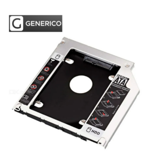 2-96.png Adaptador caddy 9,5 mm para disco duro HDD/SSD SATA – Second HDD para laptop