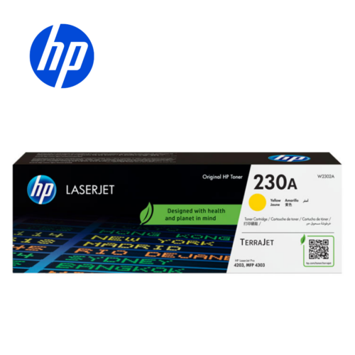 Tóner HP 230A, Amarillo (LaserJet 4303fdw), 1,800 páginas | W2302A