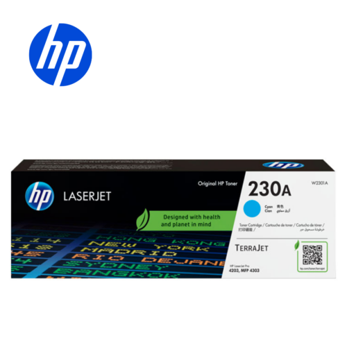 Tóner HP 230A, Cian (LaserJet 4303fdw), 1,800 páginas | W2301A