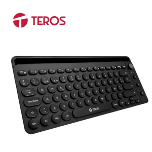 Teclado Inalámbrico TEROS TE-4064N, 2.4 GHz, Bluetooth 3.0/5.2, Negro | TE-4064N