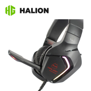 Audífono y Micrófono Halion HA-S7R Gamer, 5.1, RGB, USB | HA-S7R