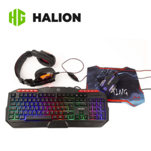 3-166.png Kit Gamer Halion HA-850C Poseidon 4 en 1 (Teclado, Mouse, Auricular, Pad) | HA-850C