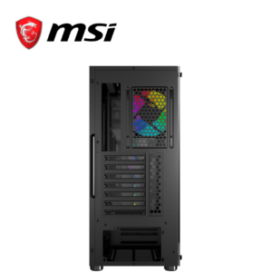 MSI Case MPG VAMPIRIC 010, ARGB, Mid Tower, Negro, ATX, USB 2.0, Audio, Sin Fuente |