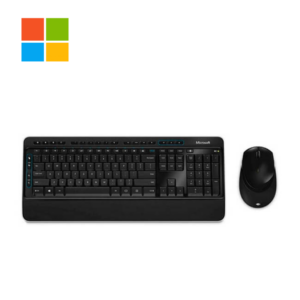 3-38.png Kit Teclado y Mouse Inalámbrico Wireless Desktop 2000, USB, Negro